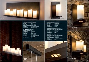 Aplica din fier forjat cu 9 surse de lumina, WL 3576