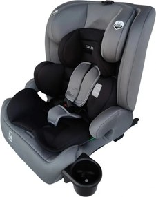 Scaun auto ISOFIX + Top Tether NOVOKIDS Splend'or Edition HC-02S, R129 i-Size, 76-150 cm, Grupa 1/2/3, Gri
