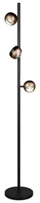Lampadar negru-bronz LED (înălțime 150 cm) Orbit – Trio Select