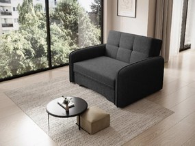 Fotoliu extensibil LAINE, negru