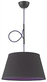 Lustra moderna negru/ purpuriu Lukka 369/1 LP