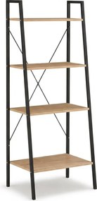 Biblioteca TAYLOR SONOMA 4 etajere 147x60 cm, stejar sonoma