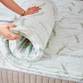 decoDoma Saltea de protecţie cu spumă cu memorie BAMBOO Comfort 90 x 200 x 6 cm