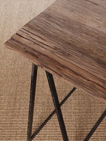 Masa dining, din lemn reciclat, cu aspect vintage, Sutton