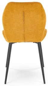 Scaun K548 stofa mustariu H84 cm