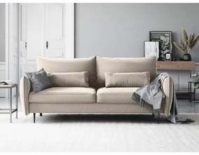 Canapea extensibilă cu spațiu de depozitare Cosmopolitan Design Vermont, bej