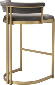 Scaun bar design LUX, Counter Stool Dante, gri 115839 HZ