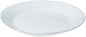 Set farfurii 18 piese alb cu detalii argintii Kinghoff KH1877
