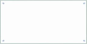 vidaXL Panou antistropi bucătărie transparent 100x50cm sticlă securiz.