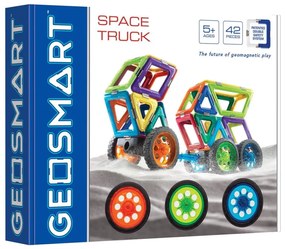 Set magnetic de construit Space Truck 42 buc. GeoSmart