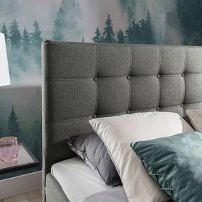 Pat lemn masiv boxspring Inez - Sawana 21, 180x200