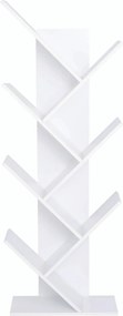 Biblioteca BAKI NEW TYP 2, alb, DTD laminat, 40x20x115 cm