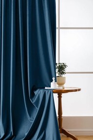 Draperie din catifea opaca Culoare albastru kerosen, VELVET 140x250 cm