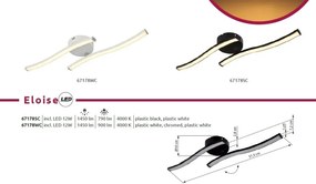 Plafoniera LED design minimalist ELOISE alb