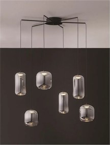 Lustra cu 6 pendule LED design modern AELIA