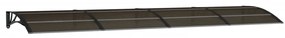 Copertina de usa, negru, 400x100 cm, policarbonat