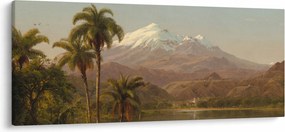 Tablou - Frederic Edwin Church, Tamaca Palms, reproducere (120x50 cm)
