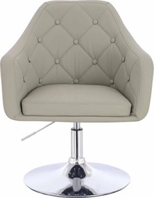 HR831N Scaun Culoare in Piele Ecologica Premium Soft cu Bază Cromata