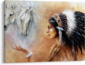 Tablou - Farmecele indienilor (70x50 cm)