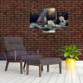 Tablou - Vapor în furtună (90x60 cm)