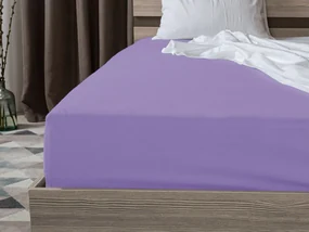Cearsaf Jersey EXCLUSIVE cu elastic 180 x 200 cm mov deschis