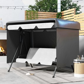 Outsunny Husă pentru mobilier de grădină, husă de protecție pentru mobilier outdoor, 215 cm x 155 cm x 150 cm, Gri închis | Aosom Romania