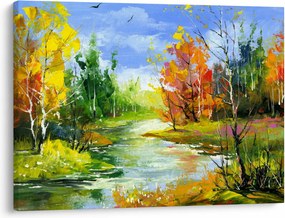 Tablou - Peisaj - pictură (70x50 cm)