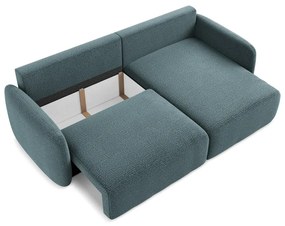 Colțar turcoaz extensibil/cu spațiu de depozitare (cu colț pe partea dreaptă) Kalena – Makamii