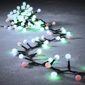 Ghirlandă lumini verzi cu 1000 LED-uri multicolore 23m IP44 - Comet