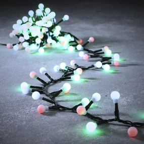 Ghirlandă lumini verzi cu 1000 LED-uri multicolore 23m IP44 - Comet