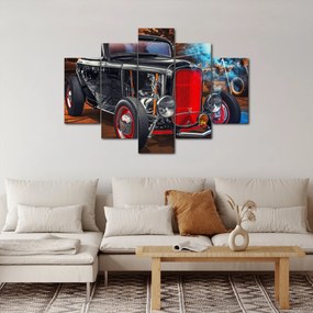 Tablou cu mașina veteran (150x105 cm)