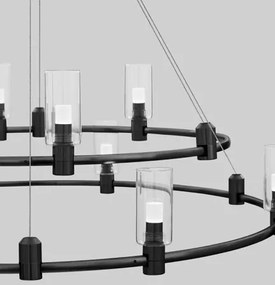 Sistem circular magnetic-decorativ DION D-60cm, negru NVL-9028921