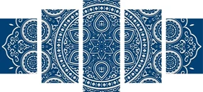 Tablou 5-piese Mandala etnică fină