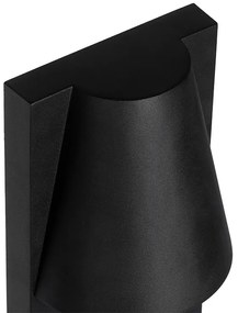 Lampă de podea industrială pentru exterior neagră IP44 - Femke