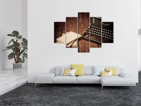 Tablou - Mașina de scris (150x105 cm)