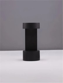Stalp LED mic pentru exterior design modern IP54 Tala negru