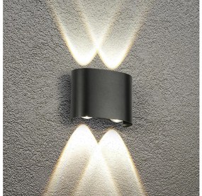 Brilagi - Aplica de exterior FLAREBOX LED/4W/230V neagră IP65