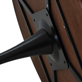 Masă de sufragerie rotundă modernă, Maro | Aosom Romania