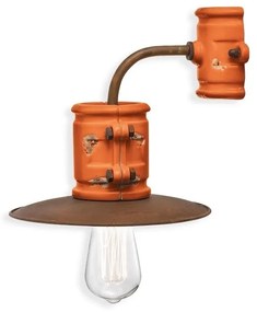 Aplica de perete design retro realizata manual din ceramica URBAN