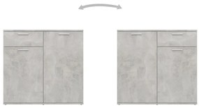 Servanta, gri beton, 80x36x75 cm, PAL 1, Gri beton, 80 x 36 x 75 cm