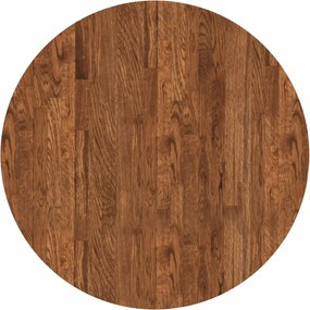 vidaXL Placă de masă Maro deschis Ø 70 x 2,5 cm Lemn de stejar masiv