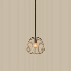 Candelabru pe cablu OVELLA, 1xE27/15W/230V, Ø36 cm, bej