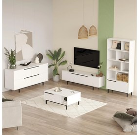 Set mobilier living Ontario W (alb). 1107748
