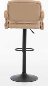 HR8403W Scaun Caramel Piele Ecologica Premium Soft cu Bază Neagră