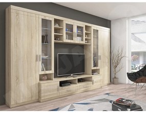 Mobilier living Merasoja (Stejar sonoma) (cu iluminat LED). 1104562