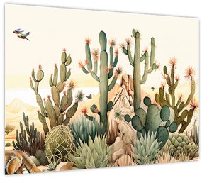 Tablou - Deșert, acvariu (70x50 cm)