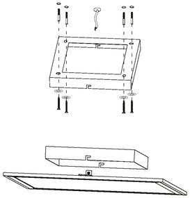 Eglo 98201 - Plafonieră LED SALOBRENA-A, 14W, 230V, dimabil, cu DO