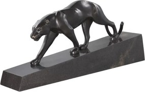 Statueta/ Obiect decorativ din marmura si bronz Pantherae 112461 HZ