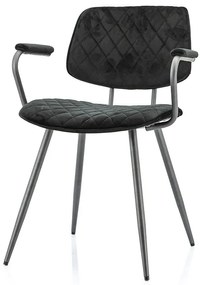 Scaun tapitat Msi negru