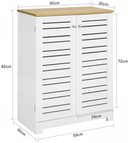 VIO5 - Dulapior, 60 cm, alb - Mobilier Baie VIO